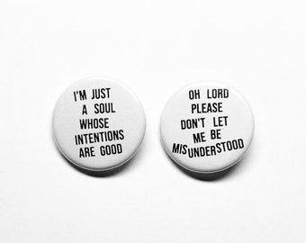 Don't Let Me Be Misunderstood Pin Set